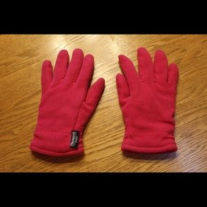 Pink gloves
